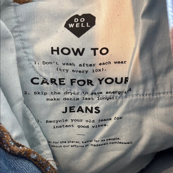 Madewell Blue Curvy Girl Cropped Ankle Jeans 31 Petite - Picture 6 of 6